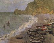 Claude Monet The Beach at Etretat France oil painting artist